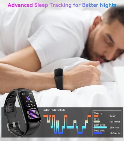 Smart Watch Litness Tracker مع معدل ضربات القلب على مدار الساعة طوال أيام الأسبوع ، ومراقب ضغط الدم في الدم مراقبة تعقب النوم 120 أنماط الرياضة تتبع خطوة Calorie Count in Kuwait