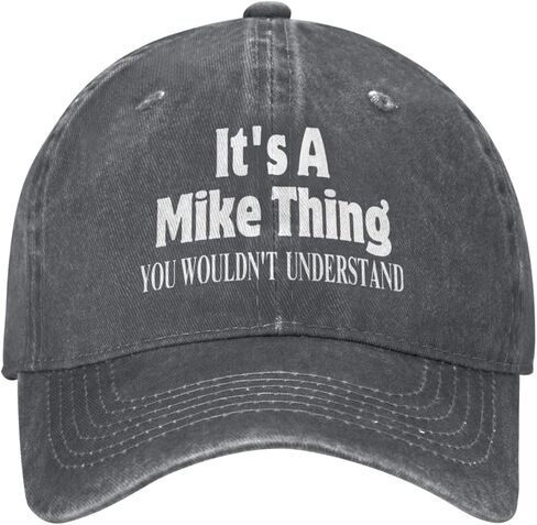 It's A Mike Thing You Wouldn't Understand Denim Hat Baseball Cap in Saudi Arabia