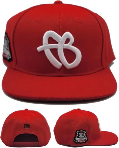 FUBU New 30th Anniversary Limited Edition Logo Red White Era Snapback Hat Cap in Kuwait