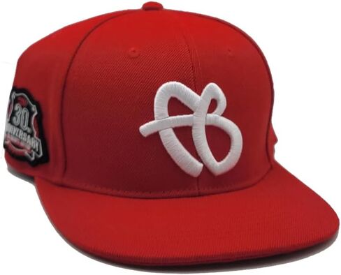 FUBU New 30th Anniversary Limited Edition Logo Red White Era Snapback Hat Cap in Kuwait
