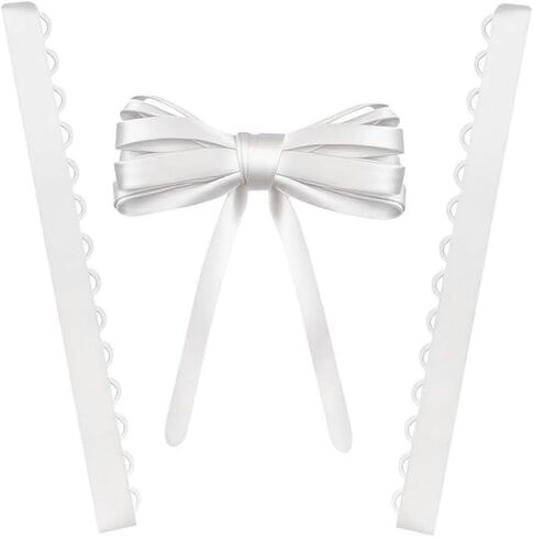 Women's Wedding Dress Zipper Replacement Adjustable Loops Lace up Satin Corset Kit Replacement Polyester Corset Back Kit for Formal Prom Dress in Saudi Arabia