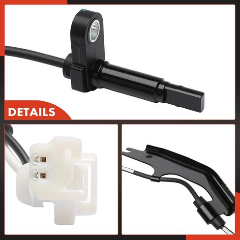 A-Premium Rear Left ABS Wheel Speed Sensor Compatible with Lexus Models - IS300 RC300 2016-2020, GS350 2013-2020 in Saudi Arabia