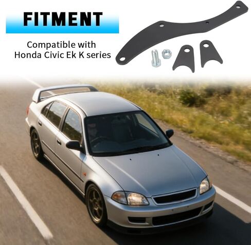 AUTOVIC Engine Mid Plate Mount Bracket Compatible with Honda Civic Ek K Series in Saudi Arabia
