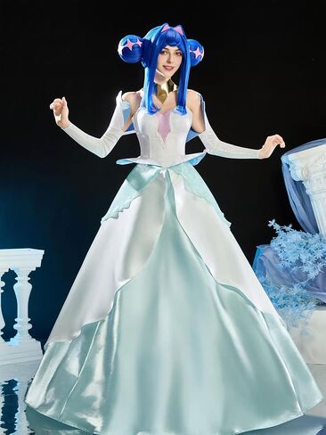 miccostumes Women's Costume Princess Cosplay Off-shoulder Dress with Sleeves and Choker in Saudi Arabia