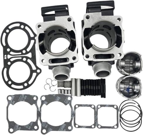 مجموعات أسطوانة مزدوجة يسار ويمين 64 مم متوافقة مع أجزاء YFZ350 YZ125 RZ350 Banshee 350 1987-2006 ATV in Kuwait