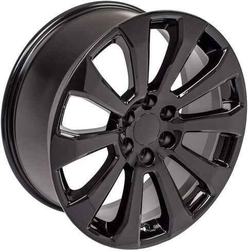OE Wheels CV95 22 Inch Rim Fits Suburban 1500 High Country Style 6x139.7 22x9 Gloss Black - Hollander 5922 (1) in Saudi Arabia