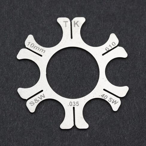 5 مشابك قمر - مشبك قمر ممتاز لطراز S&W 610 10mm/.40 Revolver | مشابك قمر سريعة من الفولاذ المقاوم للصدأ لسهولة التحميل والتفريغ | صنع في الولايات المتحدة الأمريكية in Kuwait