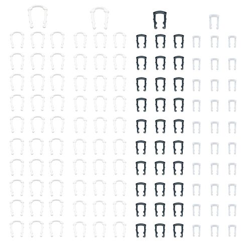 120PCS Fuel Line Retainer Clip Assortment 3/8" 5/16" 1/2" 5/8" Nylon Fuel Line Retaining Clips Kit in Kuwait