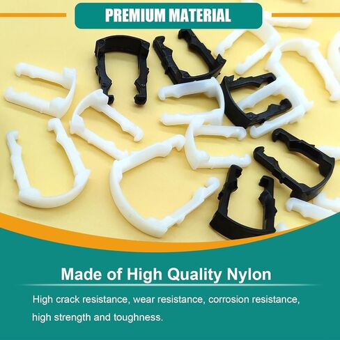 120PCS Fuel Line Retainer Clip Assortment 3/8" 5/16" 1/2" 5/8" Nylon Fuel Line Retaining Clips Kit in Kuwait