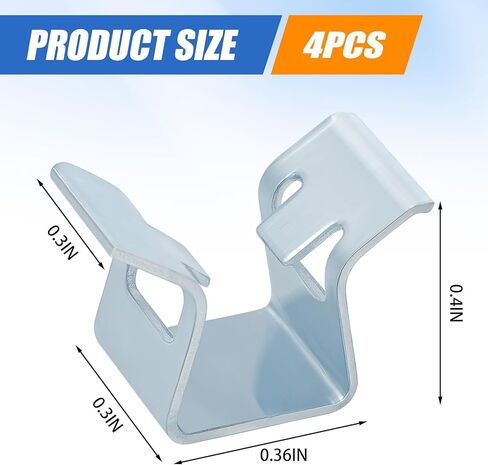 Abode BP19-005 Magnet Retainer Clip for Dexter 10/12/12.25 inch Brake Magnets - 4 PCS in Kuwait