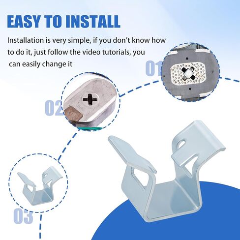 Abode BP19-005 Magnet Retainer Clip for Dexter 10/12/12.25 inch Brake Magnets - 4 PCS in Kuwait