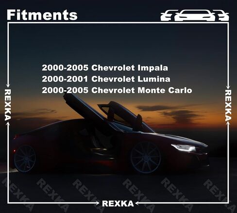 Rexka Rocker Panel Moulding Clip for GM 10431524 Impala Lumina Monte (Pack of 20) in Kuwait