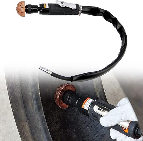 Sporacingrts Tire Repair Set includes 2500rpm Low Speed Air Tire Buffer Tire Patch Roller Tire Inner Liner Scrapper 3Pcs Tungsten Steel Buffing Wheel 42mm 55mm in Saudi Arabia