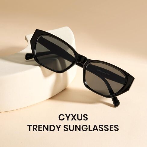 Cyxus Cateye Polarized Sunglasses for Women UV Protection AC Lens Fashion Ultralight PC Frame Ladies Shades in Saudi Arabia