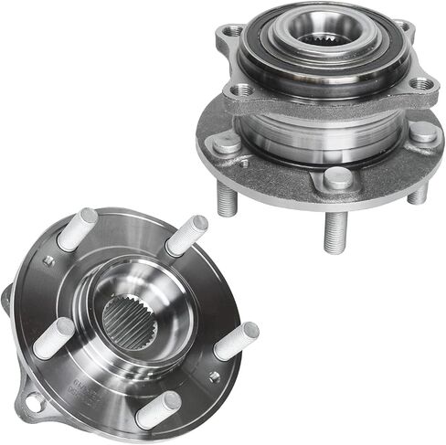Detroit Axle - AWD Rear 4pc Wheel Bearing Hubs Kit for Hyundai Santa Fe Sport XL Kia Sorento, 2 Wheel Bearing Hubs Assembly 2 Sway Bar Links Replacement in Saudi Arabia