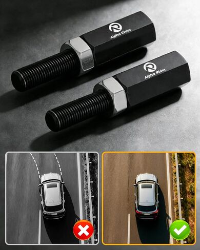 Upgraded Iron Adjustable Tie Rod Extension Kit M14x1.5 - Heavy-Duty for Lifted Honda, Toyota, Lexus - 3" Lift Kit for Off-Road & Rough Terrain in Saudi Arabia