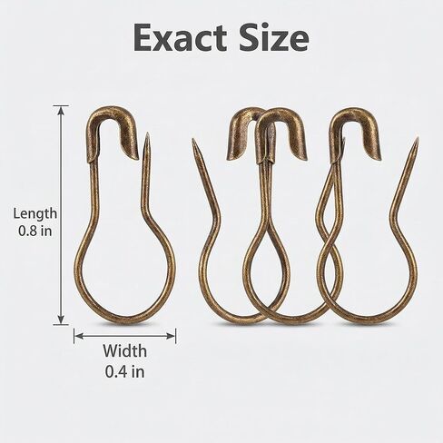 500 قطعة من دبابيس دبوس القرع المعدنية، دبابيس أمان صغيرة، دبابيس علامة الملابس، دبابيس كالاباش دبوس خرزة، دبابيس إبرة تثبيت، أزرار مشبك قفل أمان، إكسسوارات منزلية للخياطة اليدوية (برونزية) in Kuwait