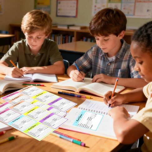 90-Pack Book Review Stickers, 6 Colorful Self-Adhesive Labels for Reading Journals & Book Clubs (2.75x2.95 Inches) in Kuwait