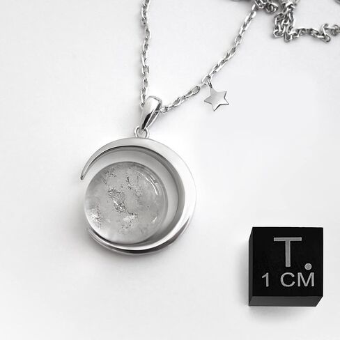 Space & Meteorite - Real Moon Dust Meteorite Necklace, NASA Space Gifts for Men & Women, Moon Rock, Astronomy in Saudi Arabia