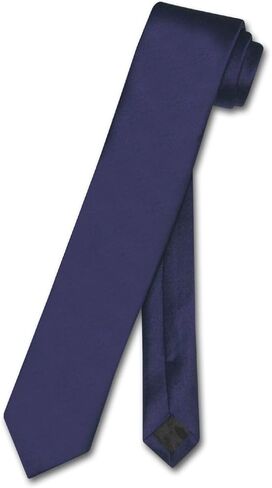 ربطة عنق ضيقة من Vesuvio Napoli سكيني EGGPLANT PURPLE للرجال رفيعة مقاس 2.5 بوصة in Saudi Arabia