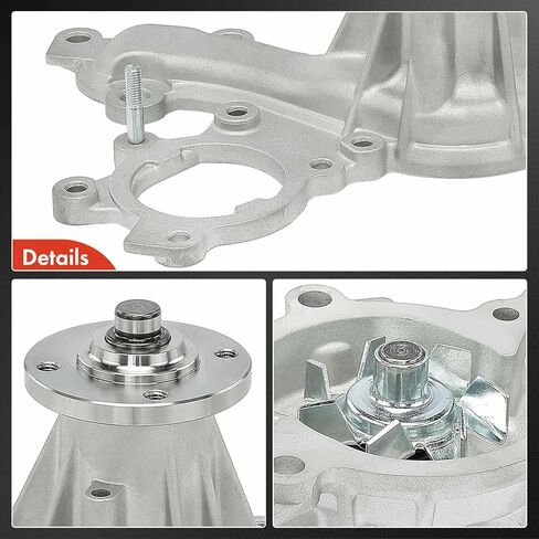 A-Premium Engine Water Pump W/Gasket & Bolts -DOHC 6Cyl 3.5L - Compatible with Lexus & Toyota - 2016-2020 - Camry, Avalon, Highlander, Sienna, ES350, RX350, RX450h, GS350, Replace for# 1610009690 in Saudi Arabia