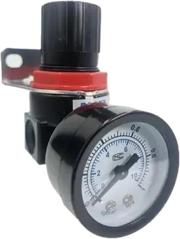 1 قطعة AR2000 G1/4 ''صمام منظم تخفيف الضغط لضاغط التحكم في الهواء مع التركيب (أخضر جيشي) in Saudi Arabia