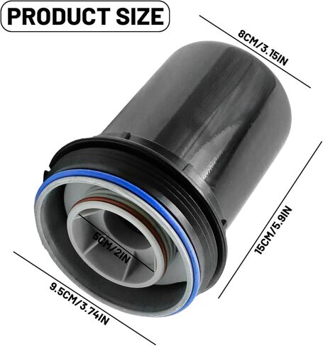 RE551508 Fuel Filter Element, Replacement for John Deere 444K 5090E 5090R 5100R 5115R 5125R 6110M 6110R 6120M, Replaces DZ115390 in Saudi Arabia