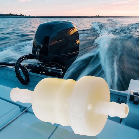 2 Pcs Inline Fuel Filter, Replacement for Nissan Tohatsu Mercury Marine Outboards, Replaces 369022300M, 369-02230-0 in Kuwait