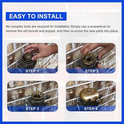 2023 Upgrade 905-212 Bonnet and Poppet Repair Kit for FEBCO765-1 Inch & 1-1/4 Inch Vacuum Breakers And Backflow Preventers in Kuwait