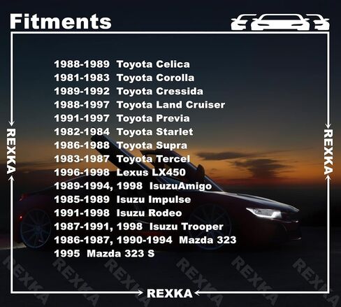 Rexka 30 pcs 13mm x 22mm Grille Clips Compatible With 90467-13011 Toyota Isuzu 8942180270 Mazda B092-50-715 Mitsubishi MB153825 Corolla Land Cruiser in Kuwait