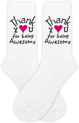 جوارب مبتكرة "شكرًا لك على كونك رائعًا"، هدايا شكر للنساء والرجال وزملاء العمل والموظفين وهدايا تقدير لأعياد الميلاد والكريسماس وما إلى ذلك (016) in Kuwait