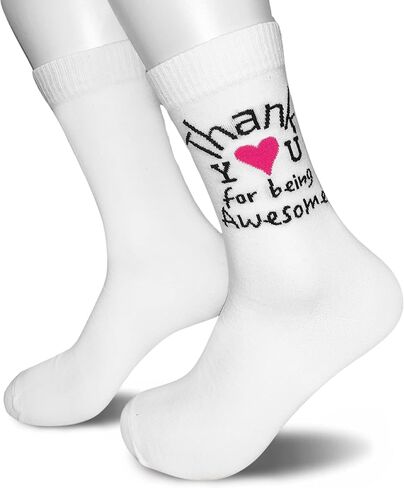 جوارب مبتكرة "شكرًا لك على كونك رائعًا"، هدايا شكر للنساء والرجال وزملاء العمل والموظفين وهدايا تقدير لأعياد الميلاد والكريسماس وما إلى ذلك (016) in Kuwait
