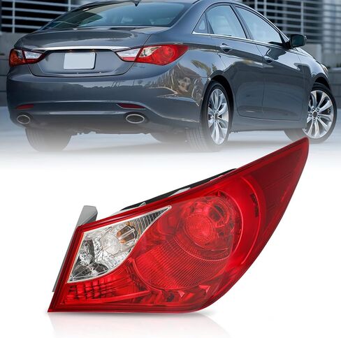 ضوء خلفي مناسب لمصباح Hyundai Sonata الخلفي 2011-2014 (جانب السائق الأيسر) in Kuwait