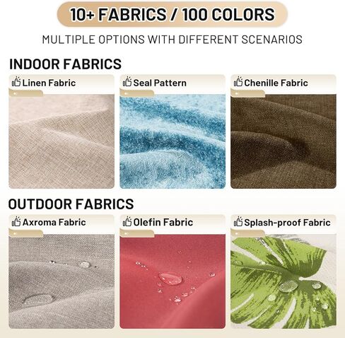 Lokex Bench Cushion,Custom Size 90+Color Non-Slip Thick and Breathable Bench Cushions for Indoor/Outdoor Furniture,Double Piping Tufting Window Seat Cushions in Saudi Arabia
