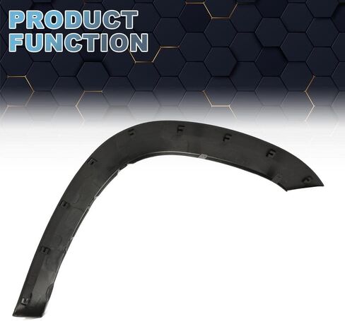 ANDPLAY Front Fender Flare Left Driver Side Compatible With Toyota RAV4 2006 2007 2008 2009 2010 2011 2012 Wheel Black Fender Thermoplastic Bolt-on Trim 756120R901, TO1268104 in Saudi Arabia