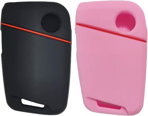 Silicone Rubber Key Fob Cover Compatible with 2018-2025 VW Volkswagen Atlas Golf Alltrack Jetta Passat Tiguan Taos (not for Keys with Eject/flip/fold Buttons) in Saudi Arabia