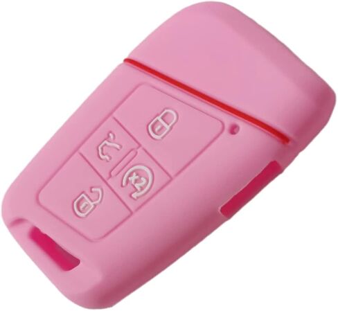 Silicone Rubber Key Fob Cover Compatible with 2018-2025 VW Volkswagen Atlas Golf Alltrack Jetta Passat Tiguan Taos (not for Keys with Eject/flip/fold Buttons) in Saudi Arabia