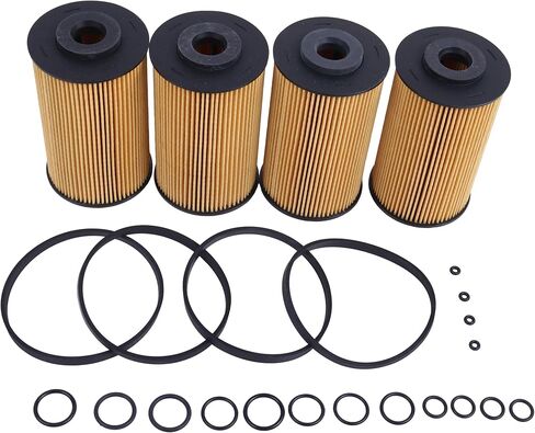 4X مرشحات الوقود 8-98147-525-0 1K06-23-570 WF10185 FF5877 متوافقة مع ISUZU NPR NQR وNPR-HD 2011-2021 in Kuwait