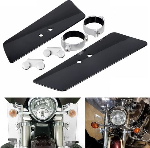 Wind Fork Deflector Windshield With Mounting Brackets Kit For Y-amaha Road Star Roadliner Stratoliner V-Star 650 950 1100 1300 K-awasaki Suzuki in Saudi Arabia