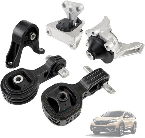 5PCS Engine Motor and Transmission Mount Set FIT for 2007-2011 Honda CR-V 2.4L Automatic, Replace A4595 A4598 A4535 A4536 A65010, Hydraulic Right Mount in Saudi Arabia