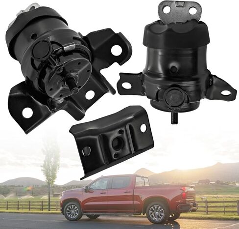 23353391 RWD Front Engine Mounts & Rear Trans Mount 3PCS Fits for Chevy Silverado 1500 GMC Sierra 1500 2.7L 2019-2021 85623476 85623475 in Kuwait