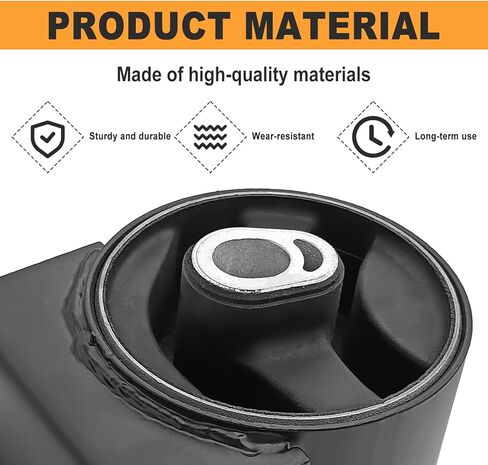 Front Engine Motor Mount, Compatible with VW Routan 2011-2014, Cargo Van 2012-2015, Chrysler Town 2011-2016, Country 2011-2016, Grand Caravan 2011-2019, Replace OE #5273883AD, A5665, EM-4050 in Saudi Arabia