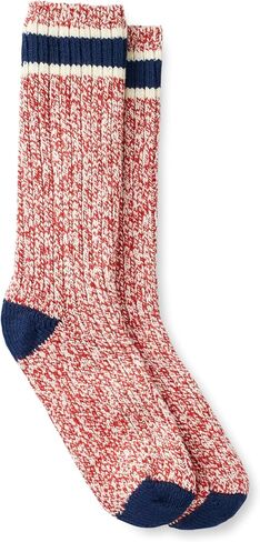 Red Wing Shoes Wool Blend Ragg Crew Socks, Stretchable Wool/Recover Upcycled Cotton/Polyester/Nylon Blend in Saudi Arabia