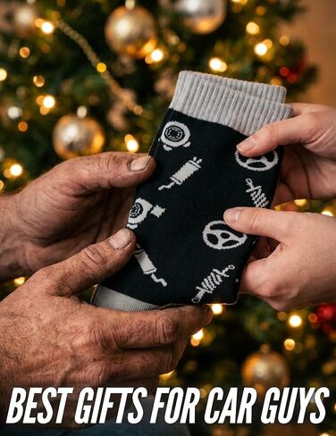 InnoBeta Car Guy Gifts for Men, Gifts for Car Guys, One Size Crew Socks, Only Cooler in Saudi Arabia