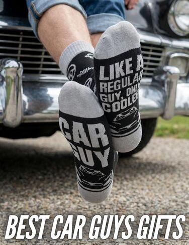 InnoBeta Car Guy Gifts for Men, Gifts for Car Guys, One Size Crew Socks, Only Cooler in Saudi Arabia