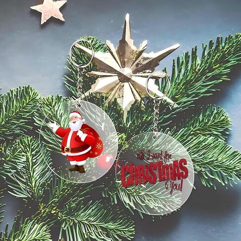 Clear Acrylic Ornaments Blank, 30 Pack Round Christmas Blanks, 4 Inch Diameter with Hole, Plastic Circles Disc for Holiday DIY Craft Decoration in Saudi Arabia