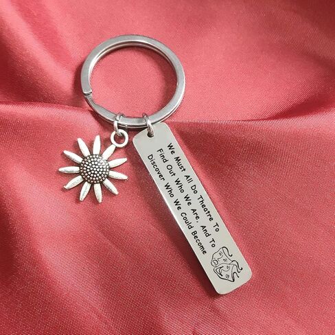 De&ai Muse Comedy Tragedy Mask Gift Actor Performer Keychain Christmas Day Jewelry in Saudi Arabia
