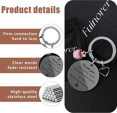 Teacher Appreciation Gifts For Women Teacher Gifts Teachers Keychain Christmas Valentine's Day Gifts For Teachers in Saudi Arabia