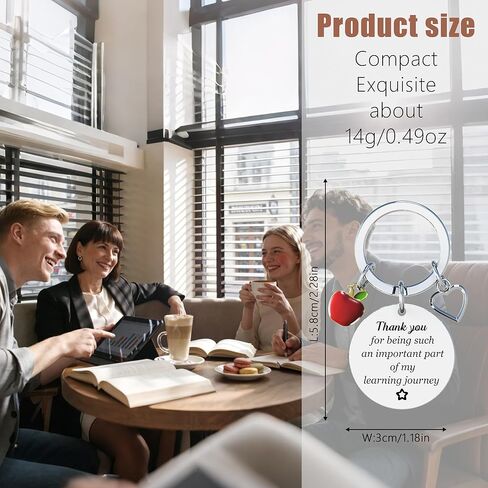 Teacher Appreciation Gifts For Women Teacher Gifts Teachers Keychain Christmas Valentine's Day Gifts For Teachers in Saudi Arabia