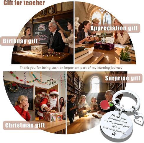 Teacher Appreciation Gifts For Women Teacher Gifts Teachers Keychain Christmas Valentine's Day Gifts For Teachers in Saudi Arabia
